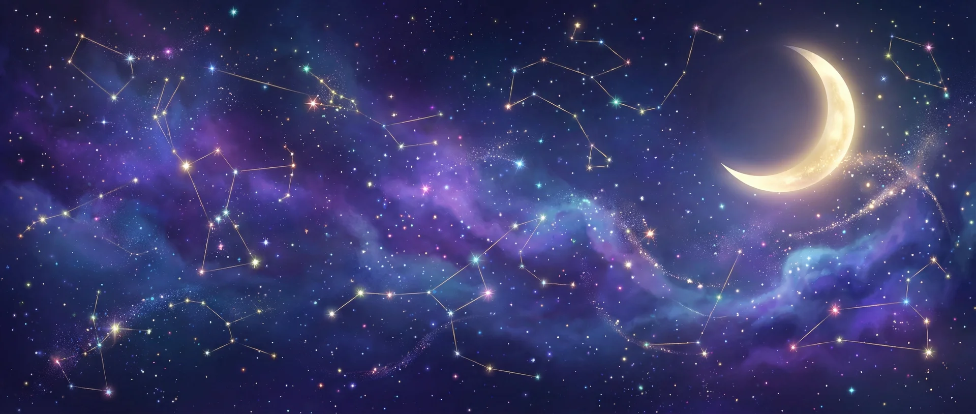 星空背景 - 我家教授是秦守 | 每日星座运势与塔罗占卜
